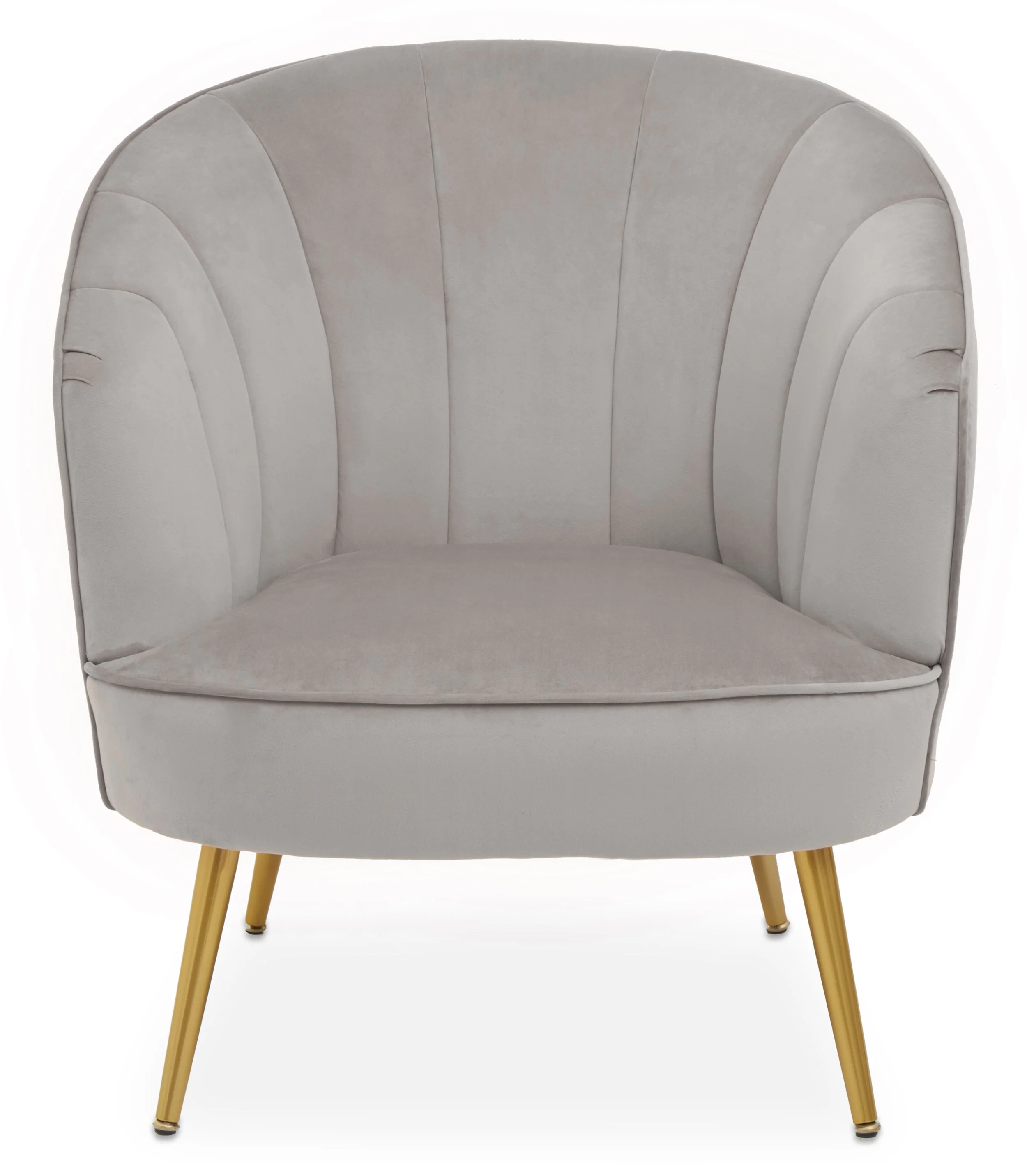 Florence Grey Velvet Armchair