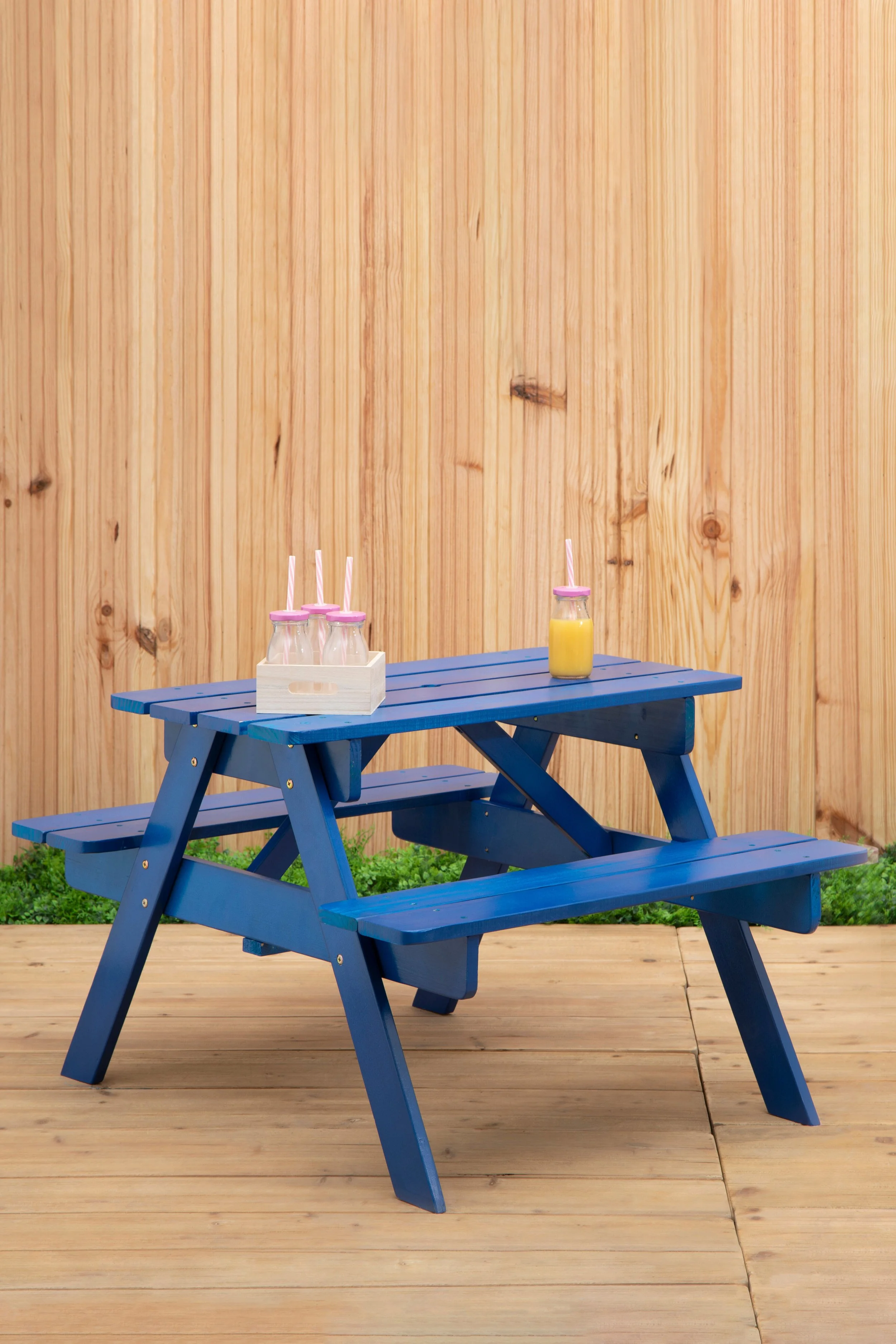 Sorrento Blue Kids Picnic Bench