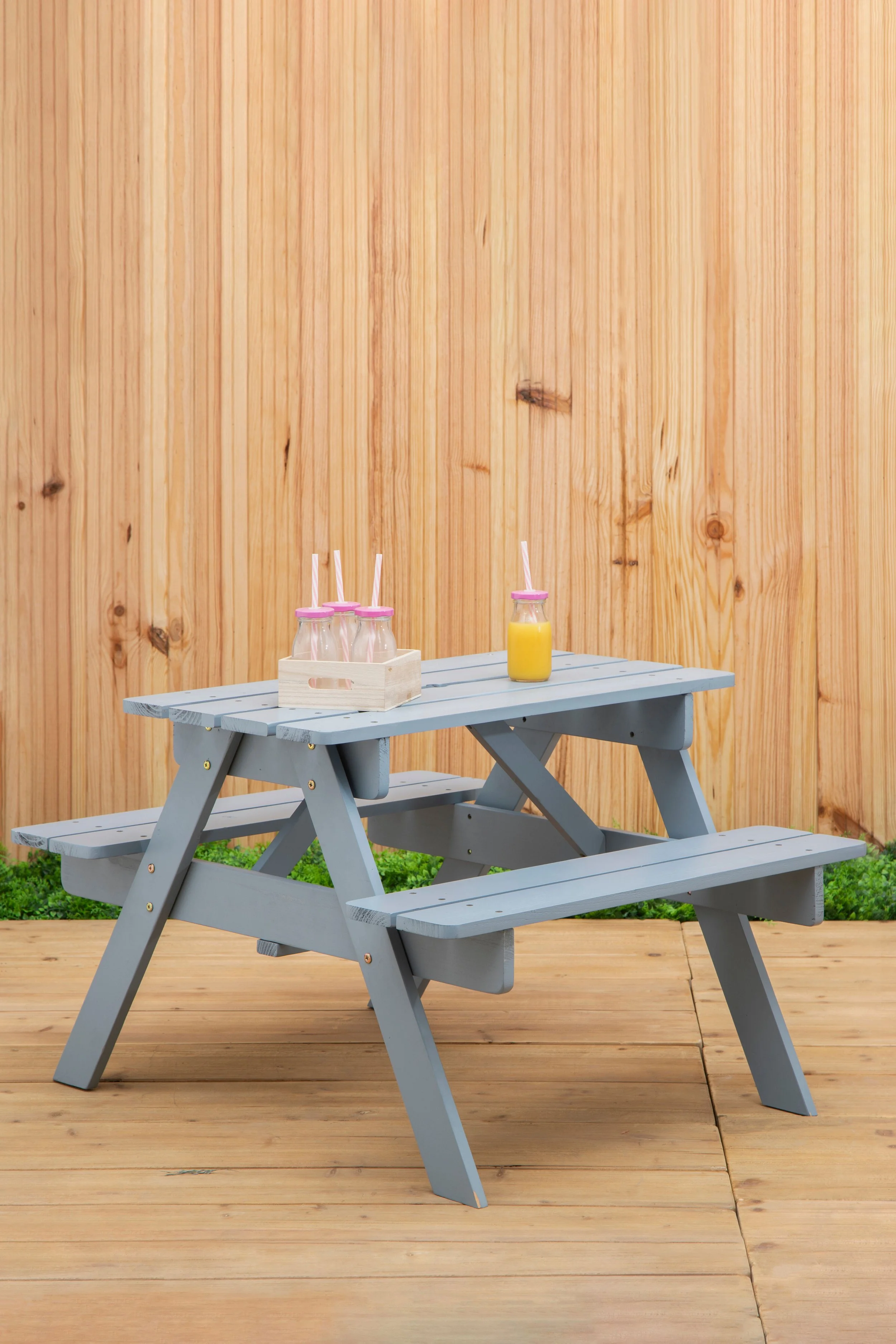 Sorrento Grey Kids Picnic Bench