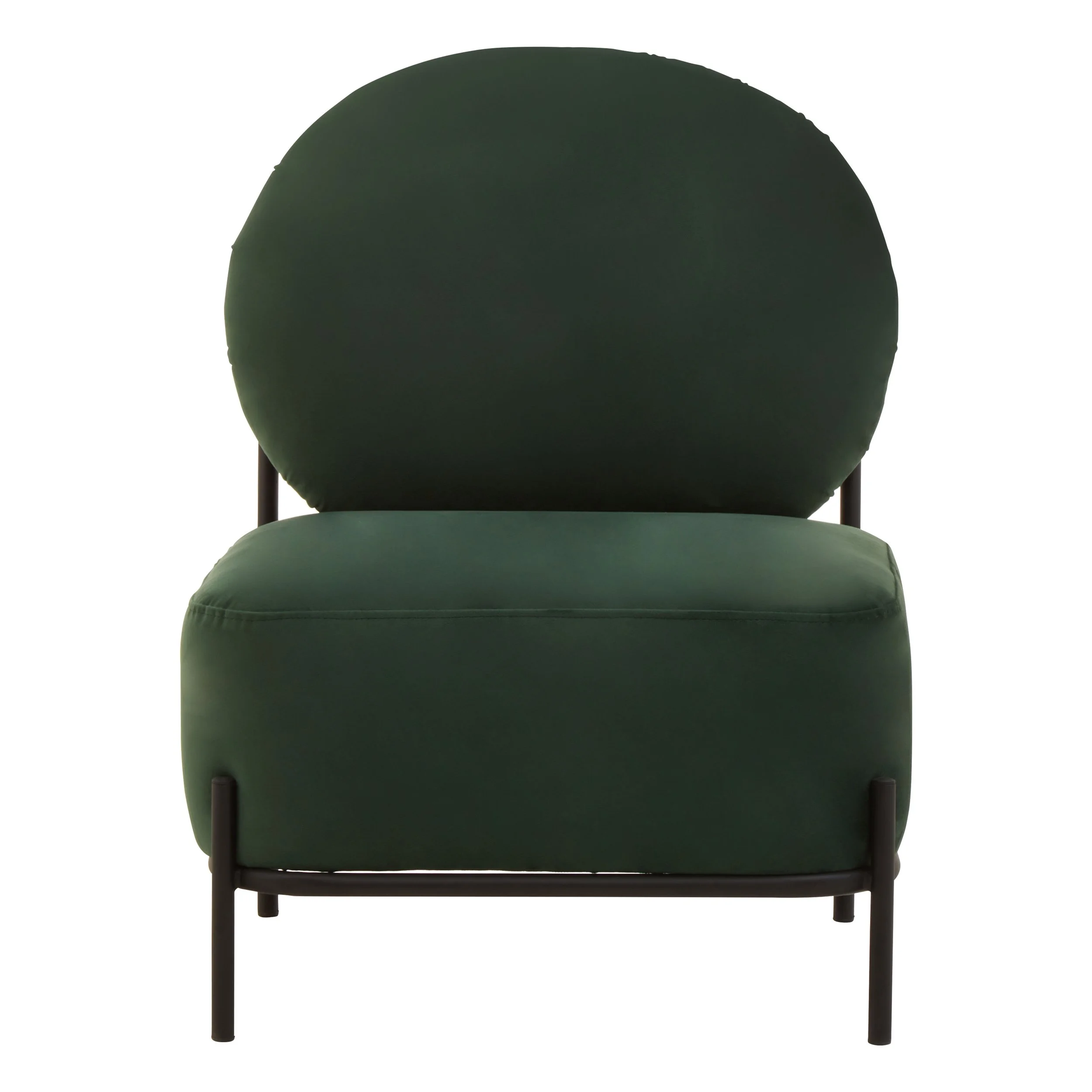 Tokyo Green Velvet Armchair