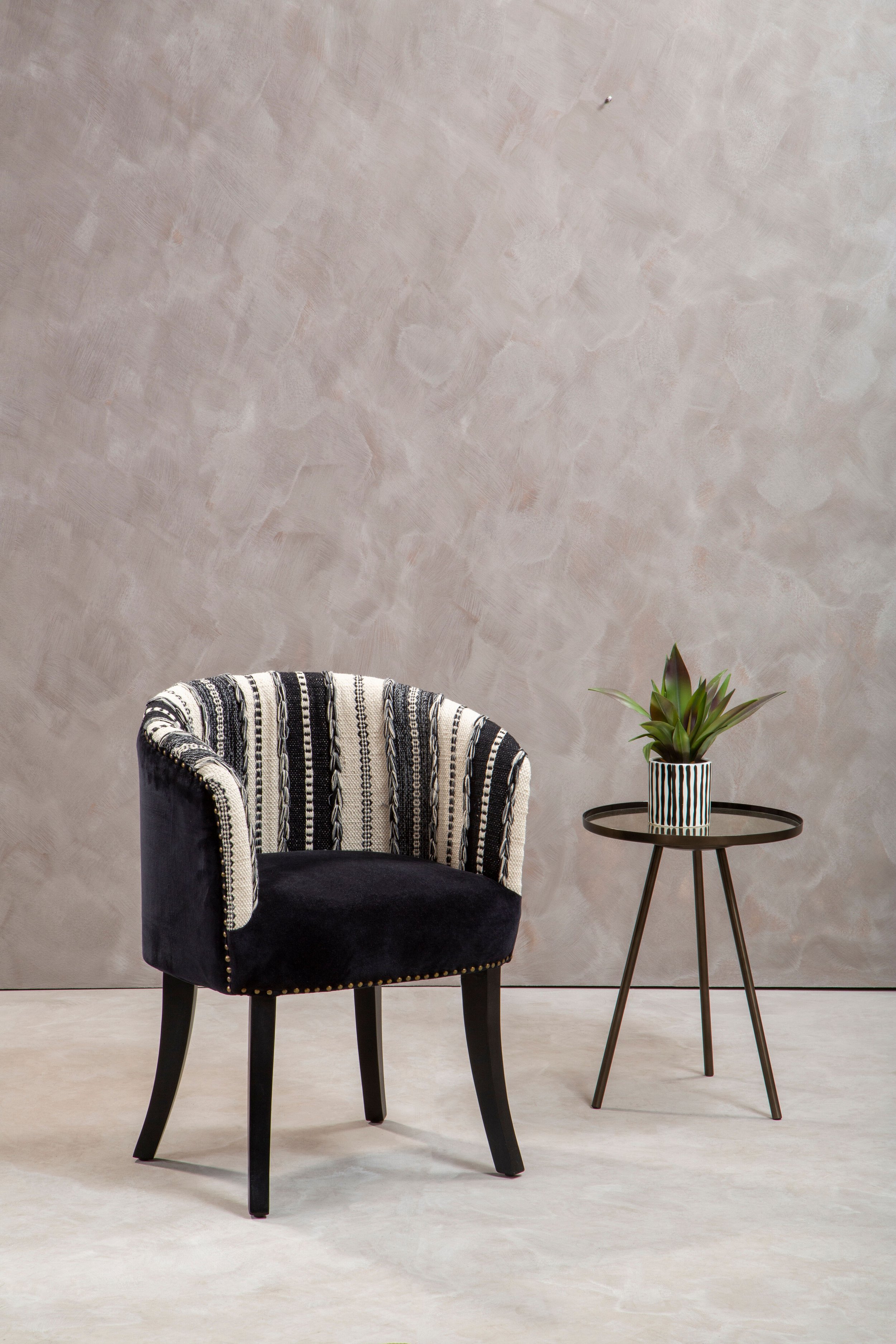 Incas Stud Detail Armchair