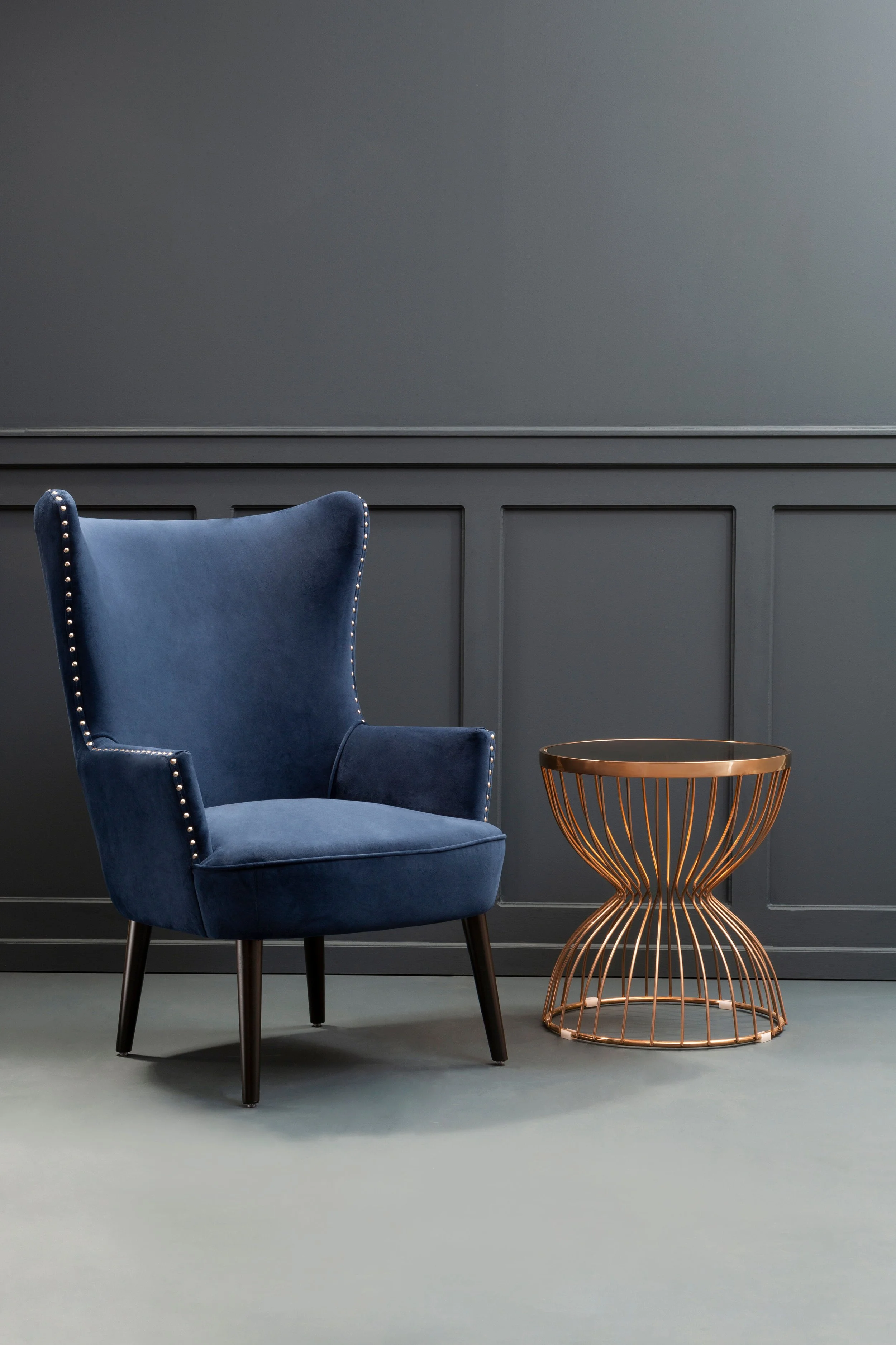 Old London Wingback High Back Armchair