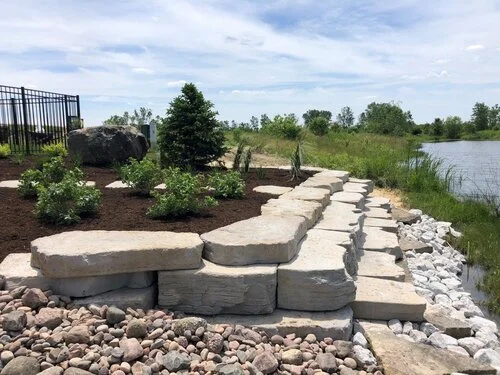 A Sloped Lawn Doesn't Have to Be a Challenge to Design Improvements: How a Retaining Wall Can Help in St. John, IN