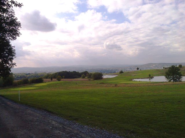 Blick vom Golfplatz auf Bayreuth