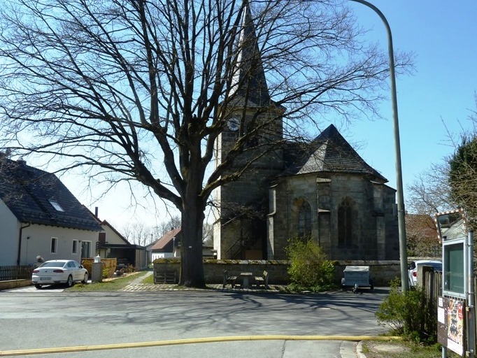 Die Kirche in Tröbersdorf