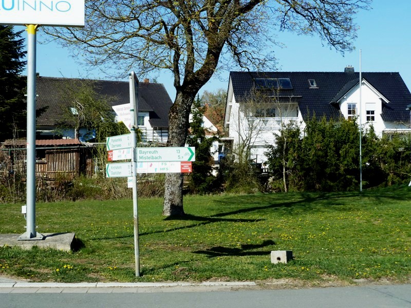 Nach Mistelgau den Radweg nach Bayreuth nehmen