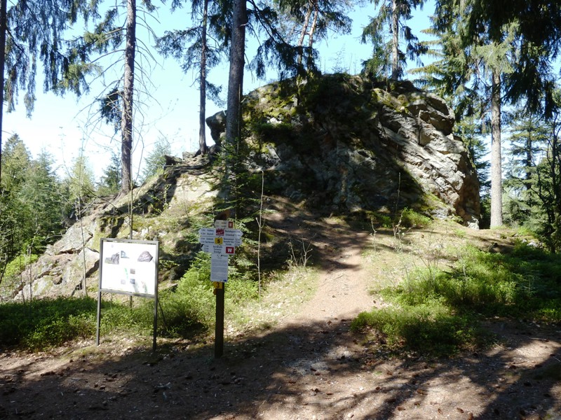 Kurze Unterbrechung des Flows am Fürstenstein