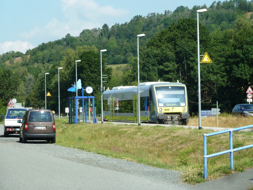Start und Ziel: Bahnhof Untersteinach