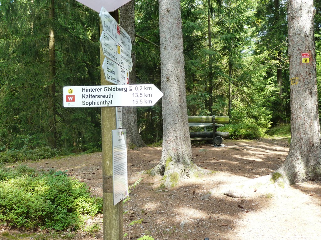 ... links auf den Westweg