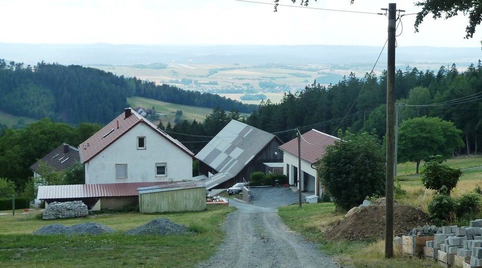 Blick vom Goldberg auf den Bindlacher Berg