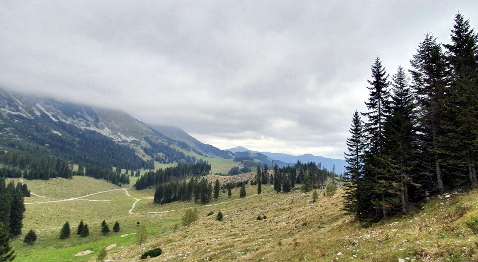 Koschuta, Blick nach Westen