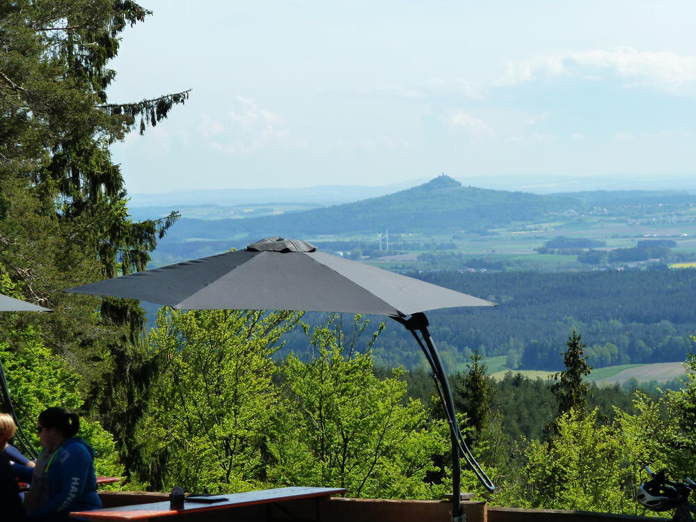 Blick von der Gänskopfhütte auf den Rauhen Kulm