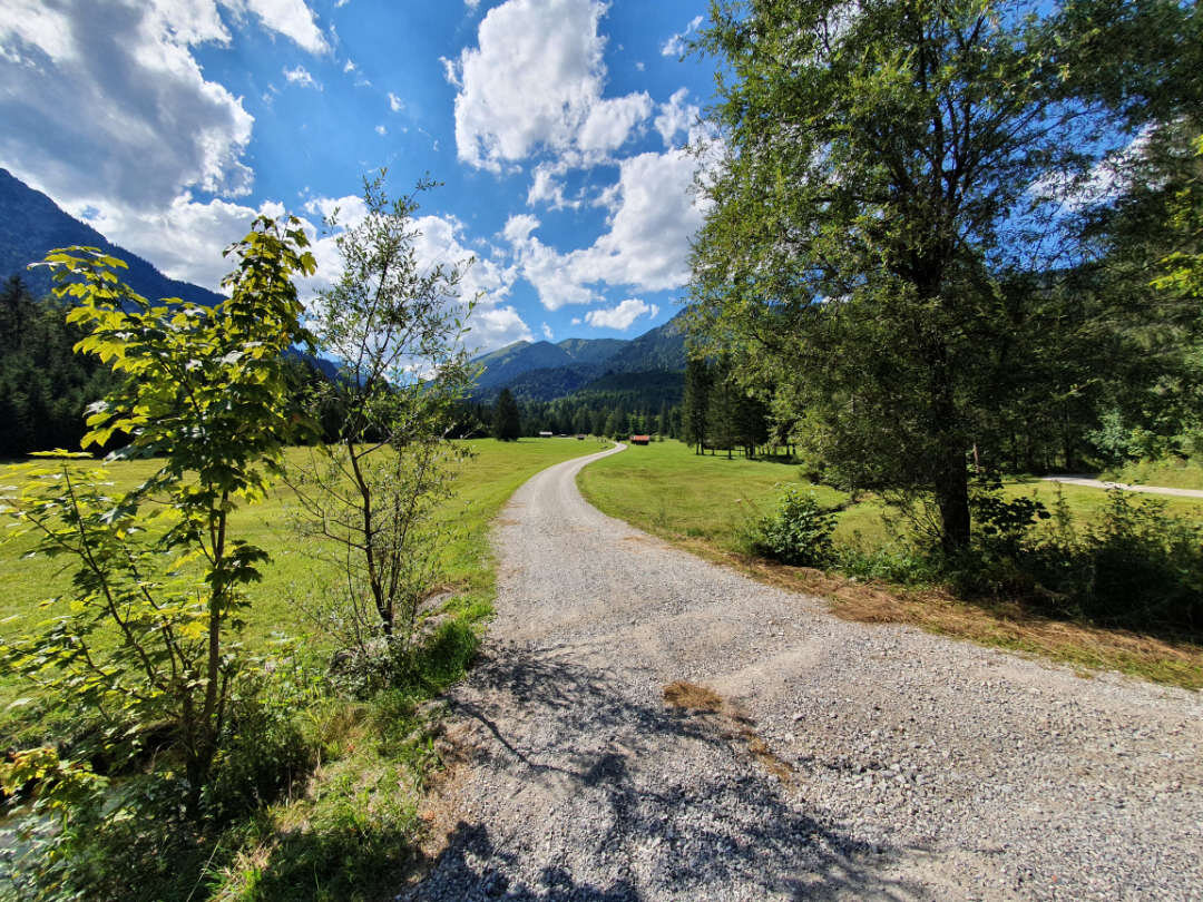 Reschbergwiesen von Burgrain kommend