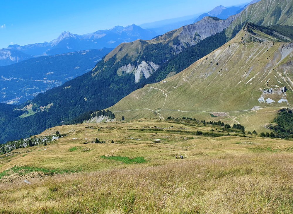 Blick zurück auf den Col de la Golèse