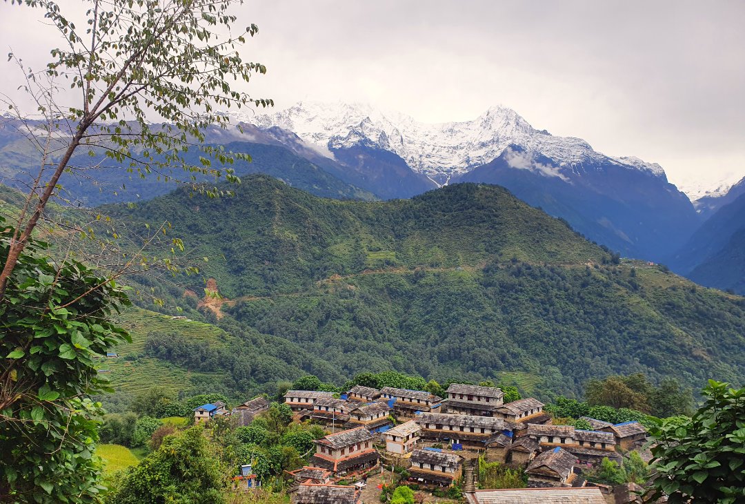 Blick auf Ghandruk