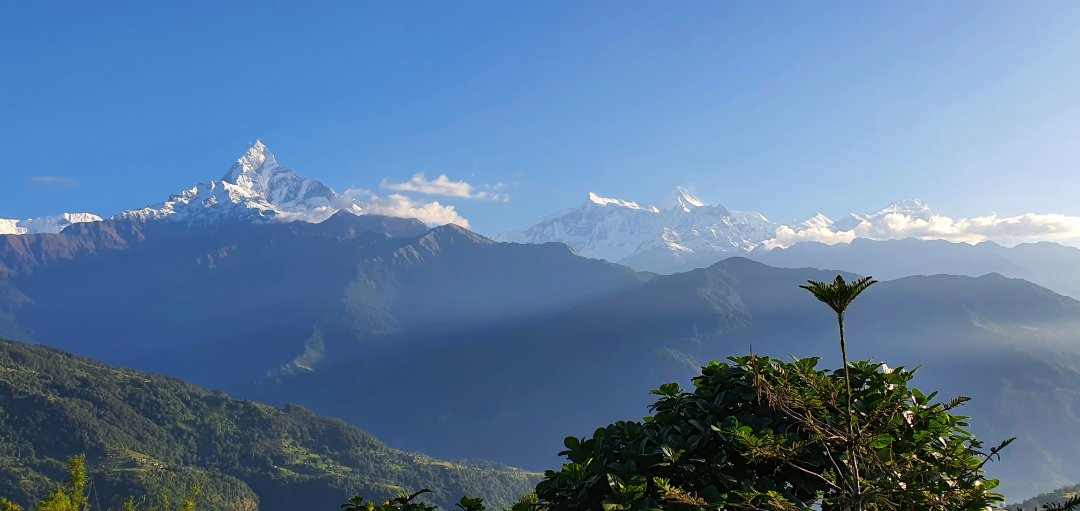 Machapuchare und Lamjung Himal