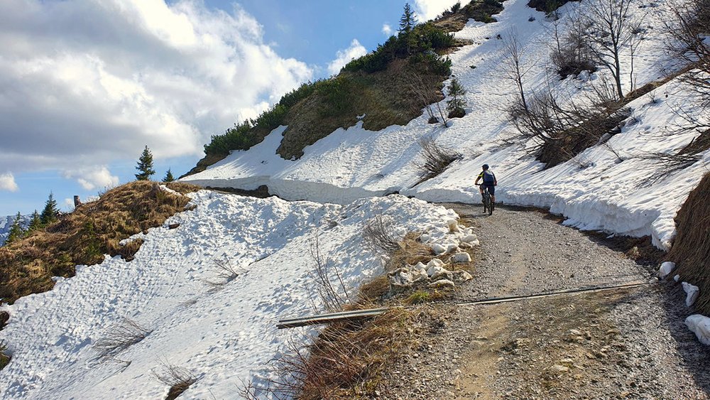 Letzte Schneereste Anfang Mai