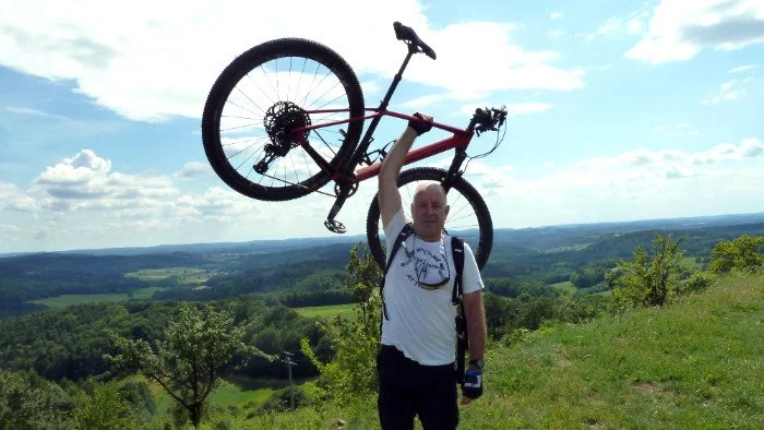 Mit dem MTB von Bayreuth auf die Neubürg in der Fränkischen Schweiz