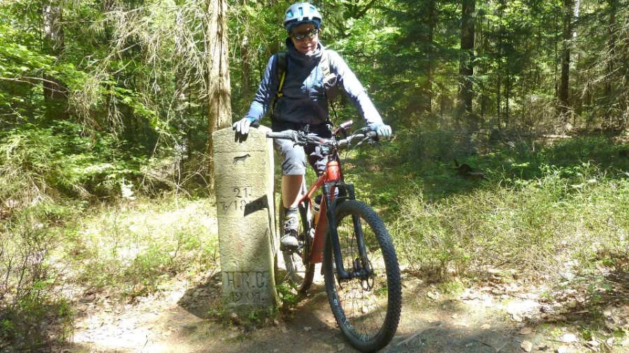 Mit dem MTB zur Wolfssäule im südlichen Fichtelgebirge