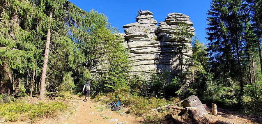 MTB-Trails am Schneeberg und Rudolfstein