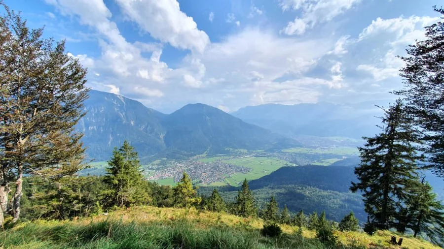 Bike &amp; Hike vom Pflegersee auf den Schafkopf bei Farchant