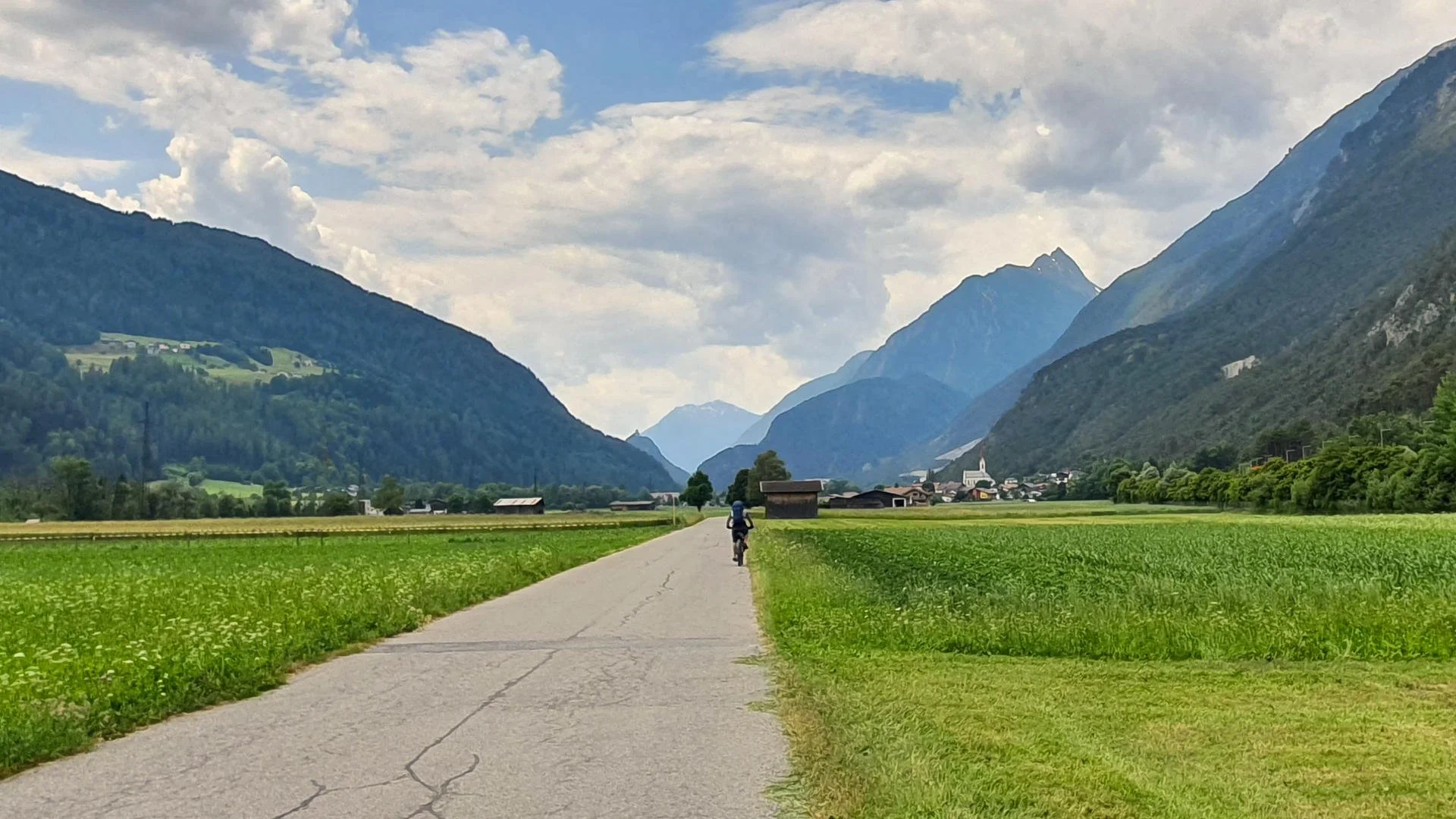 Inntalradweg bei Landeck