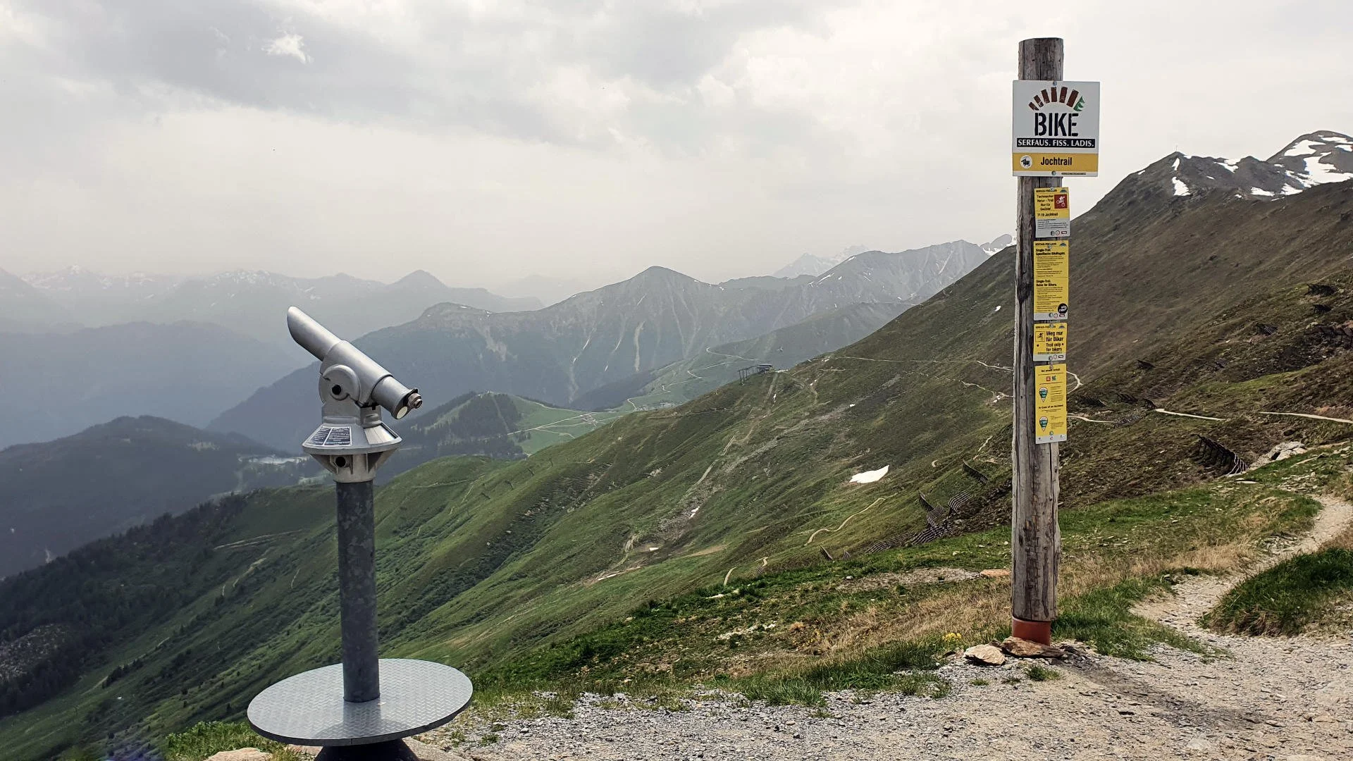 Jochtrail am Fisser Joch