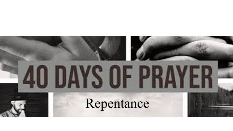 40 Days of Prayer: Repentance