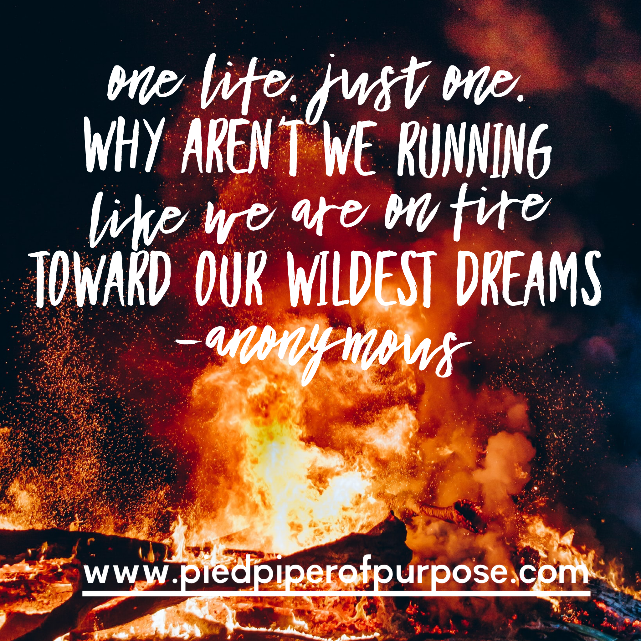 One Life.  Just One.