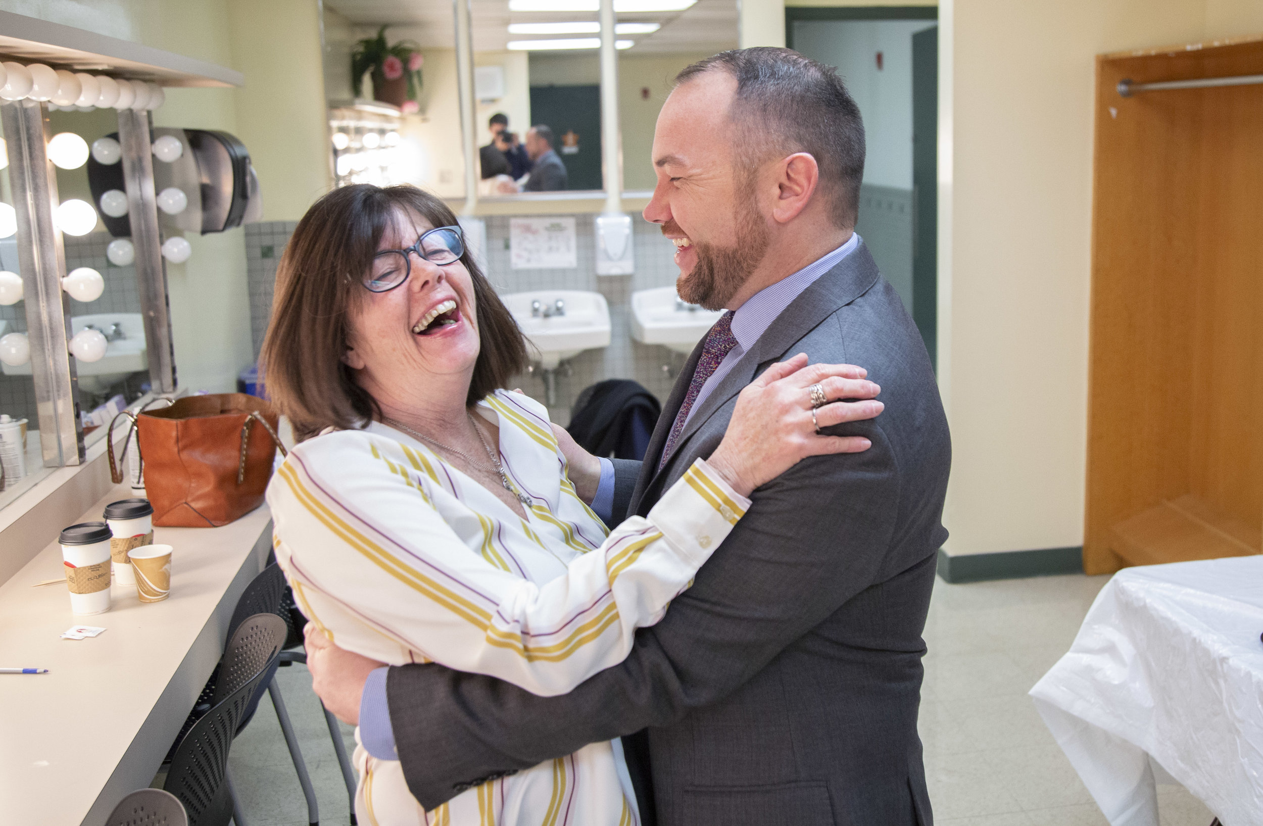 City Council Speaker And His Mother Anne Before 2019 State of the City Address