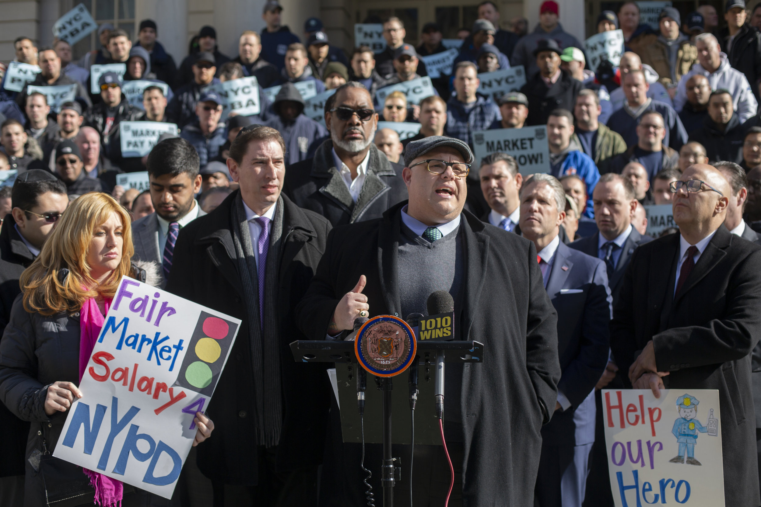 City Council Member Justin Brannan Speaks Regarding Fair Compensation For NYPD Officers