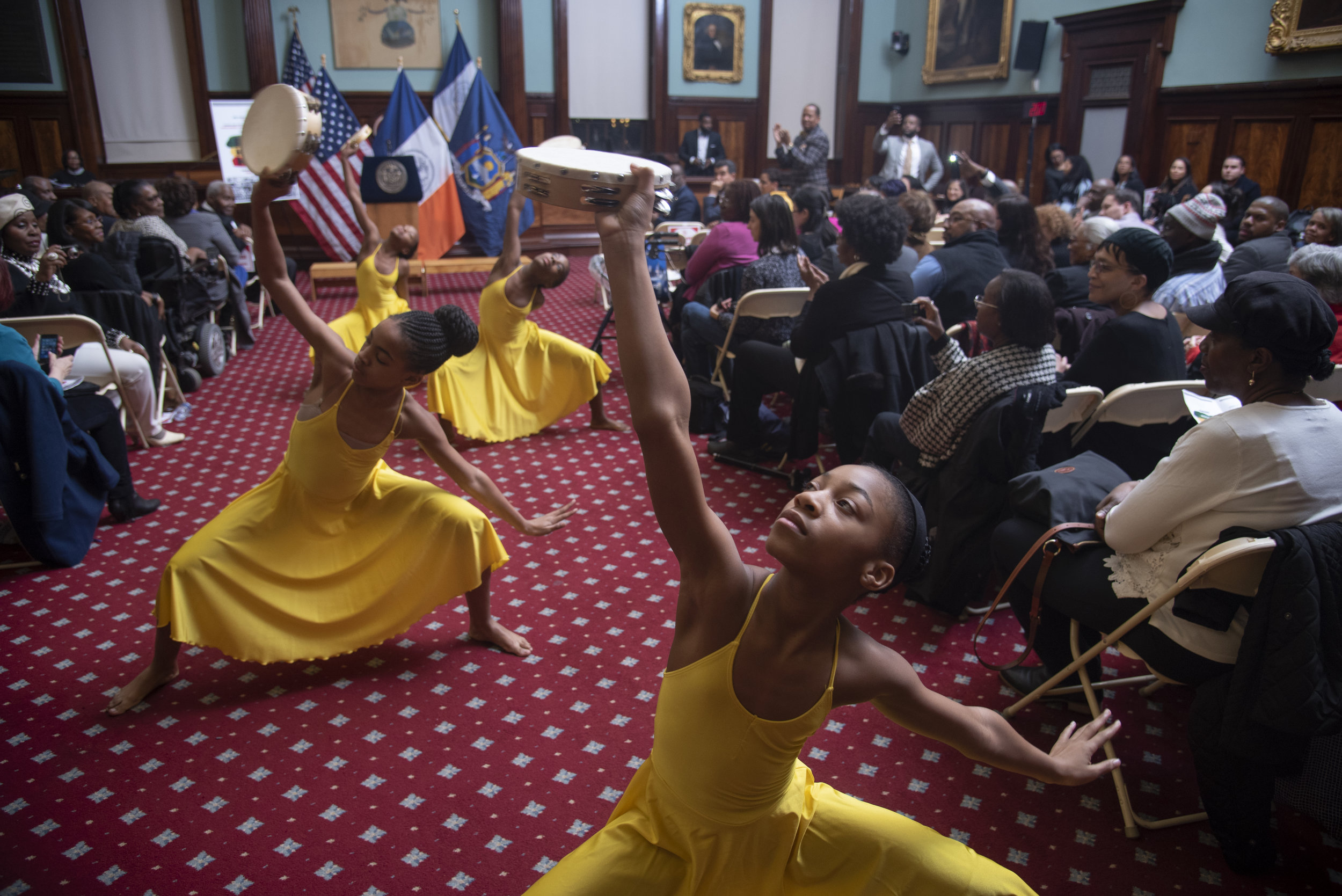 Performers During City Council Celebration Of Black History Month