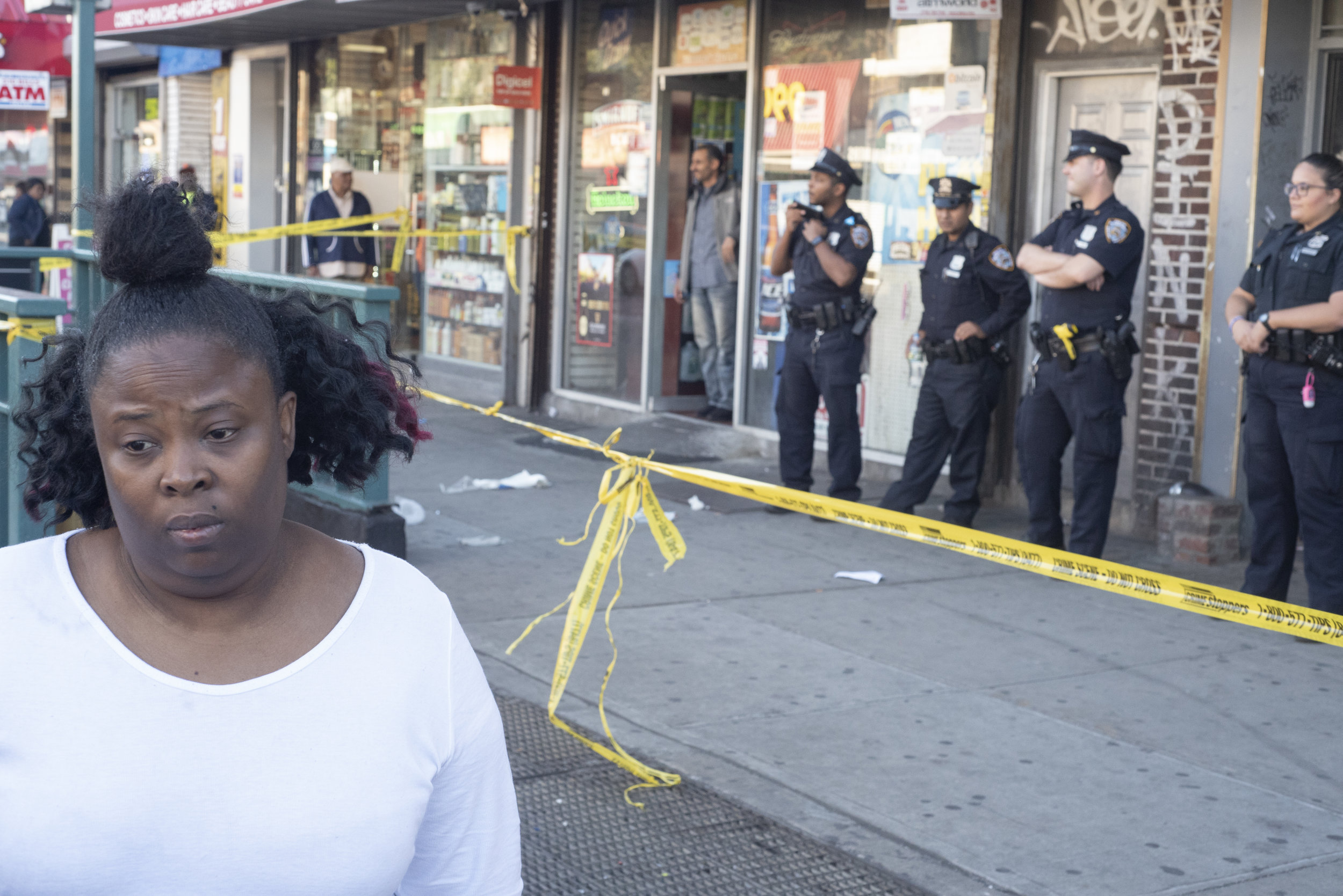 After A Shooting On Nostrand Avenue