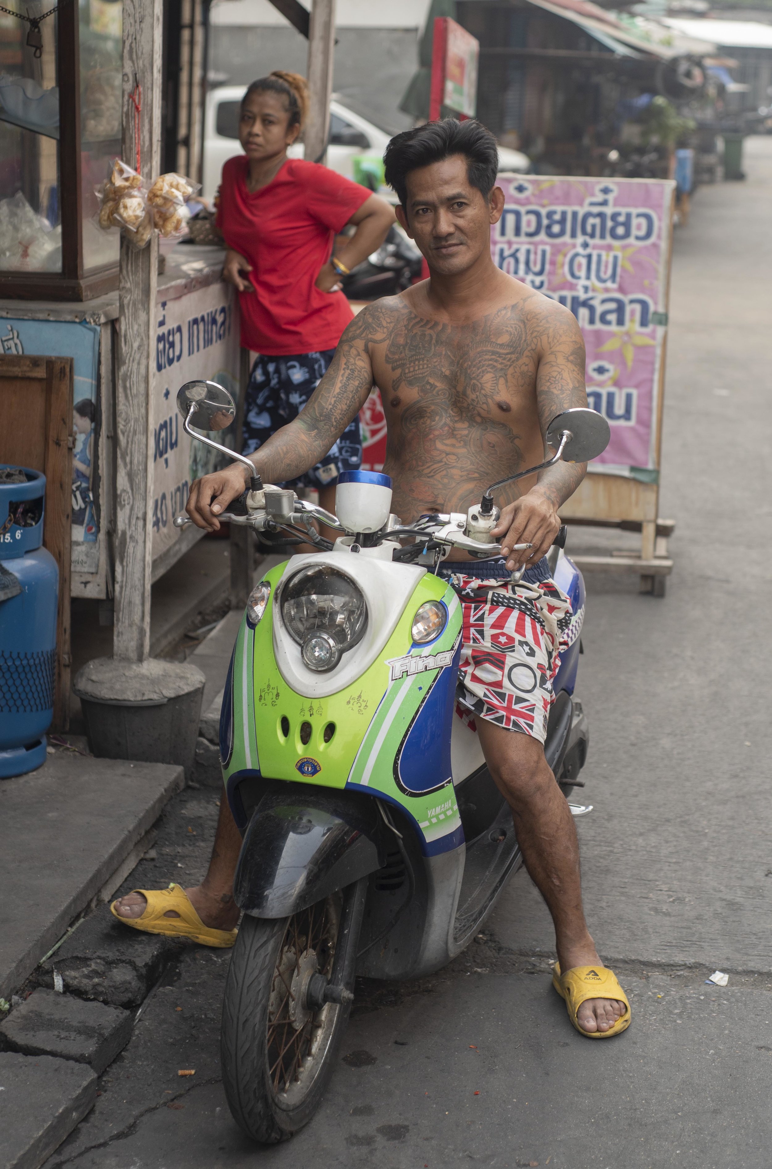 Tattooed Man, Bangkok, 2019