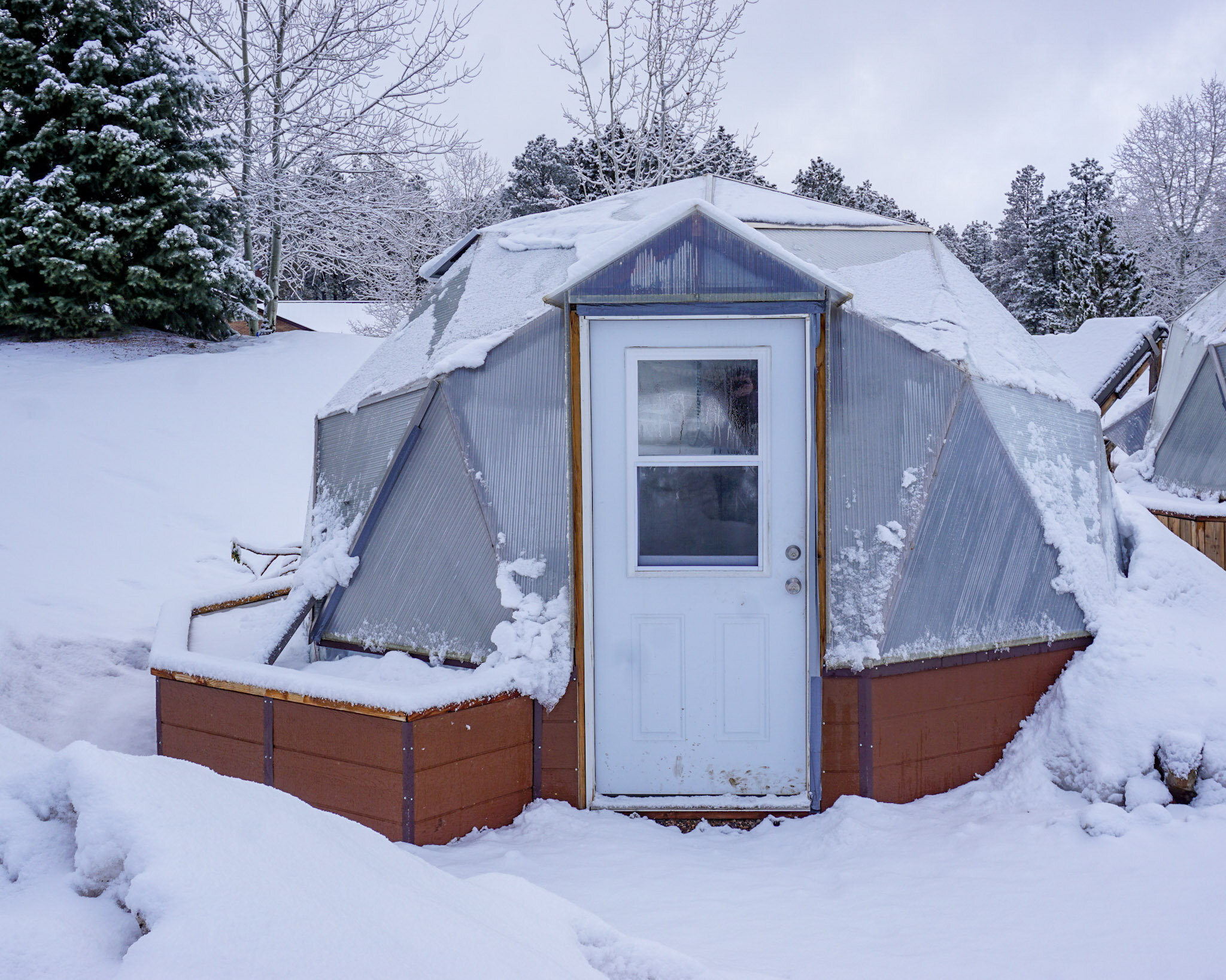 Small winter greenhouse