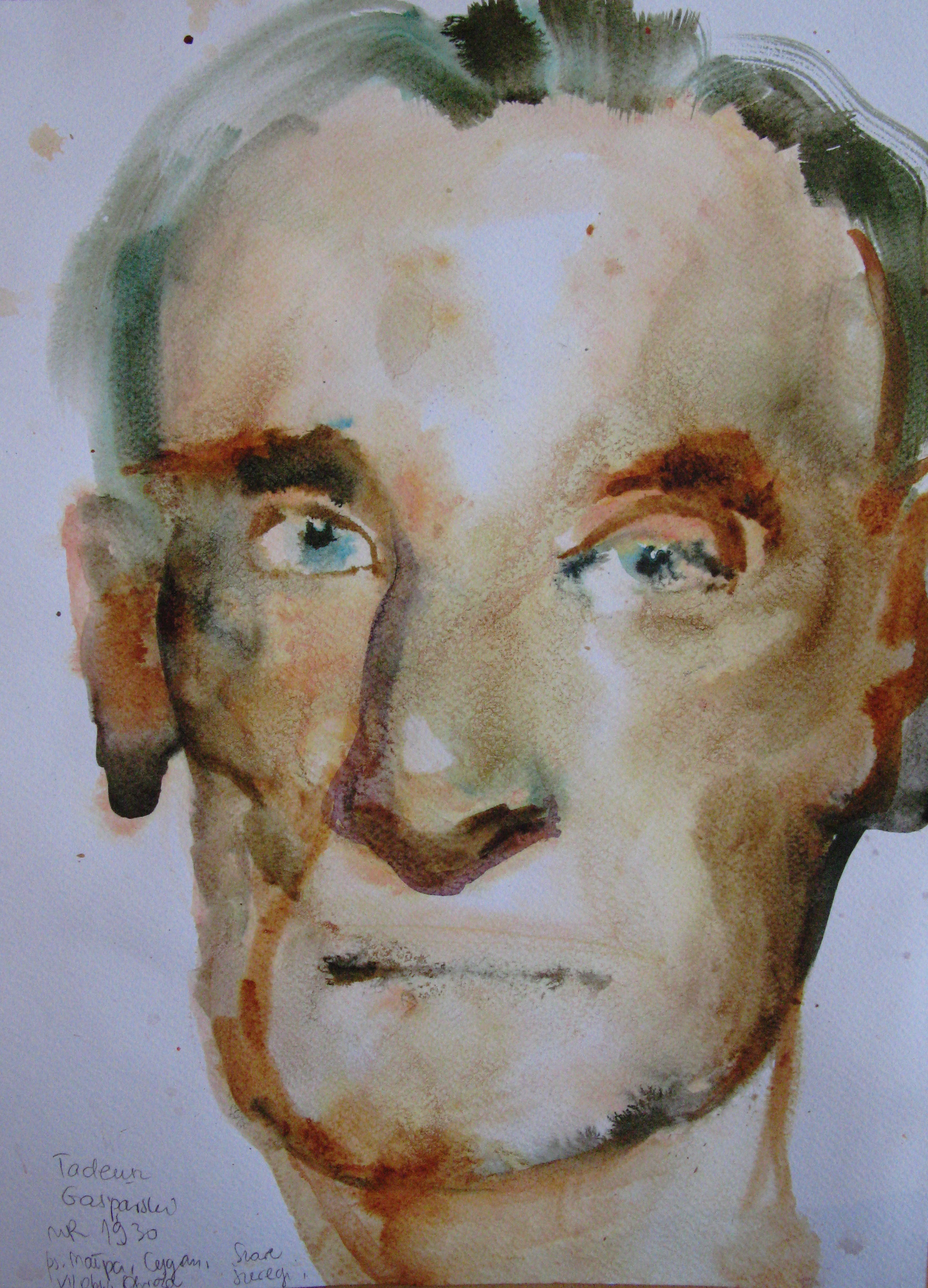 Portrait, Henry, 42x29.7cm  watercolour, ink on paper  2019  