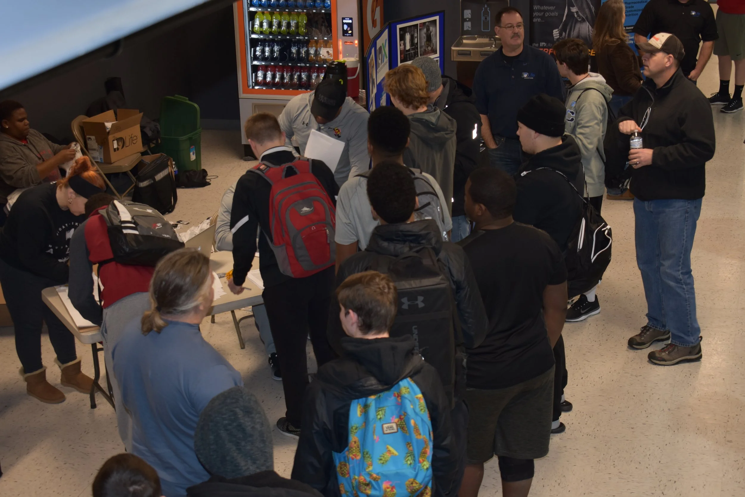 BSN National Scouting Combine - Sign In Table