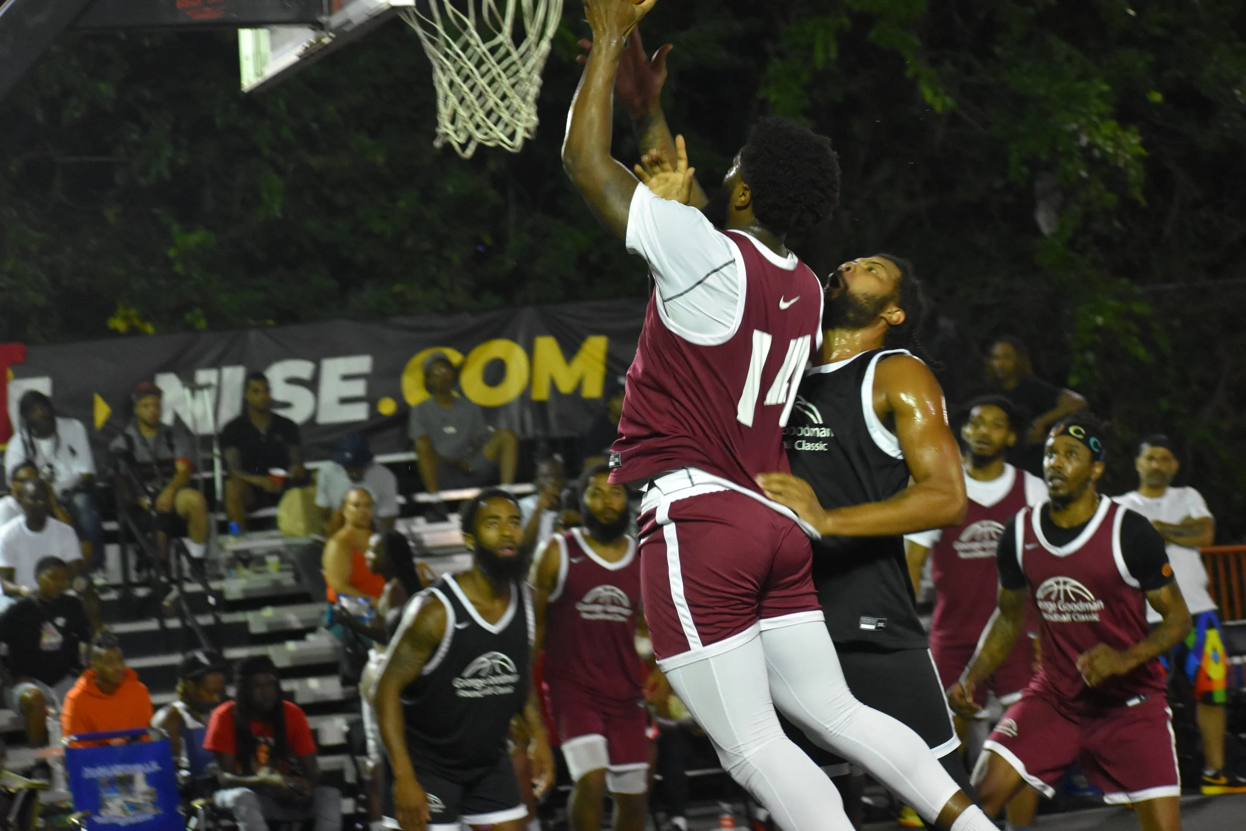 Goodman League Playoffs - Post Move in Action