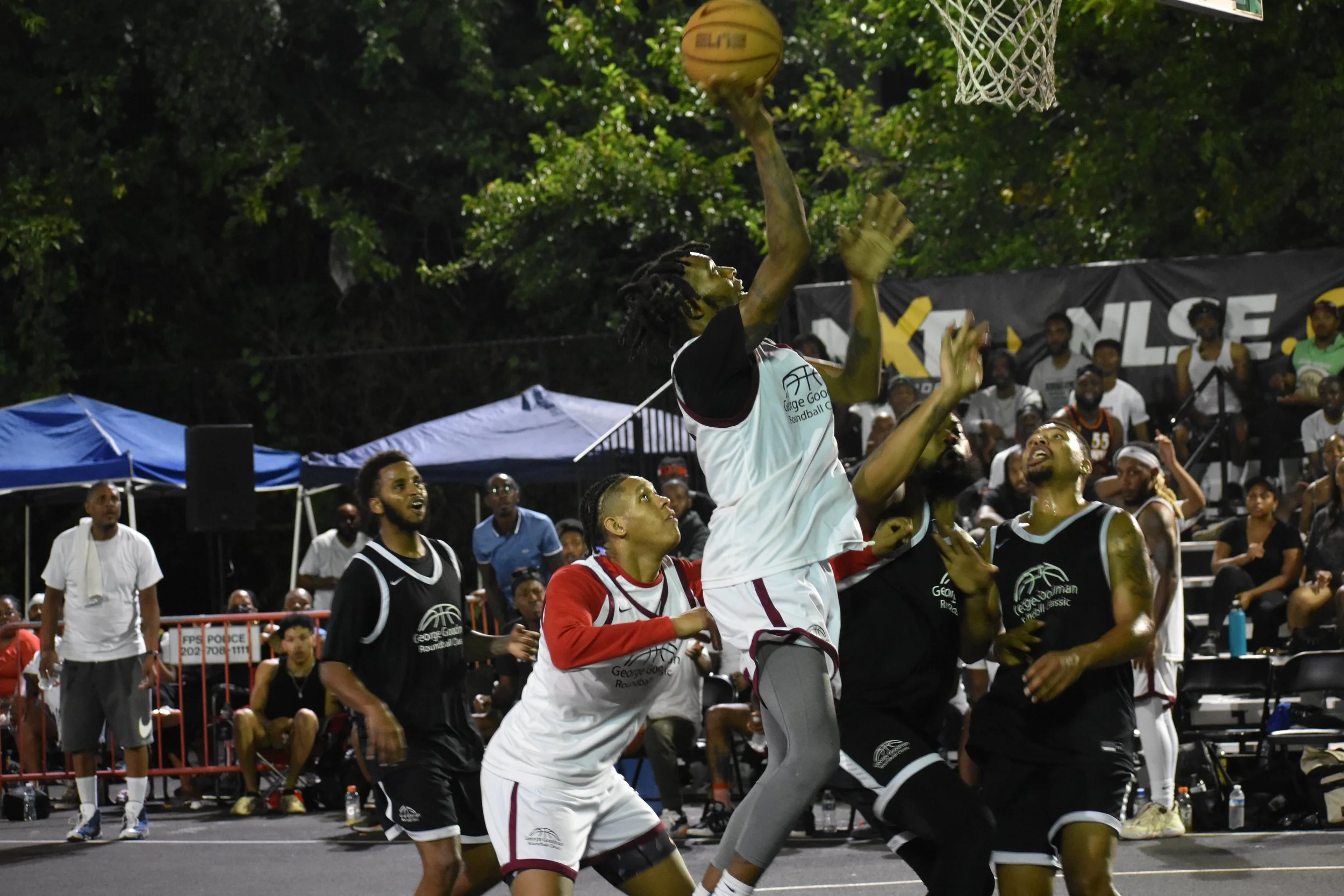 Goodman League Playoffs - Contested Layup Attempt