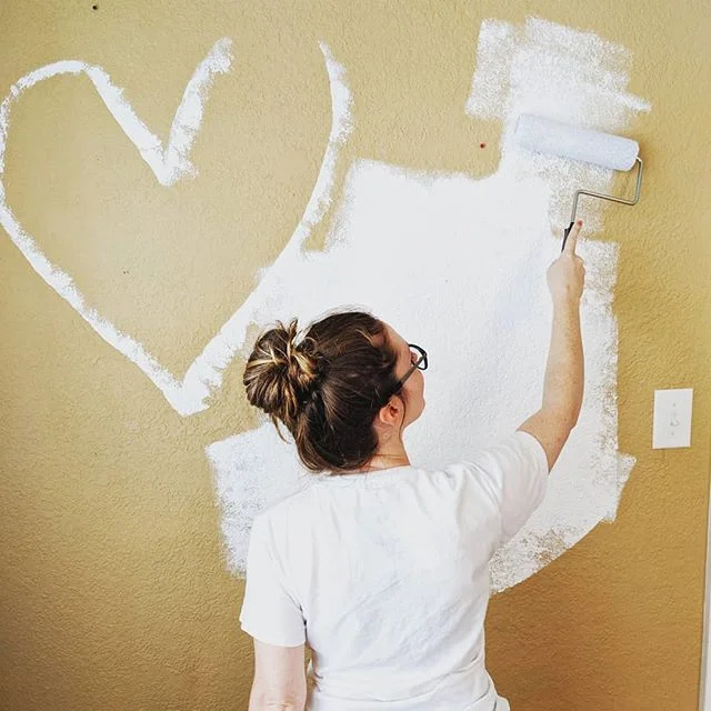 Can't WAIT TO SHARE our before &amp; after pictures with y'all! We love our new home 🎨💕 it's coming along...