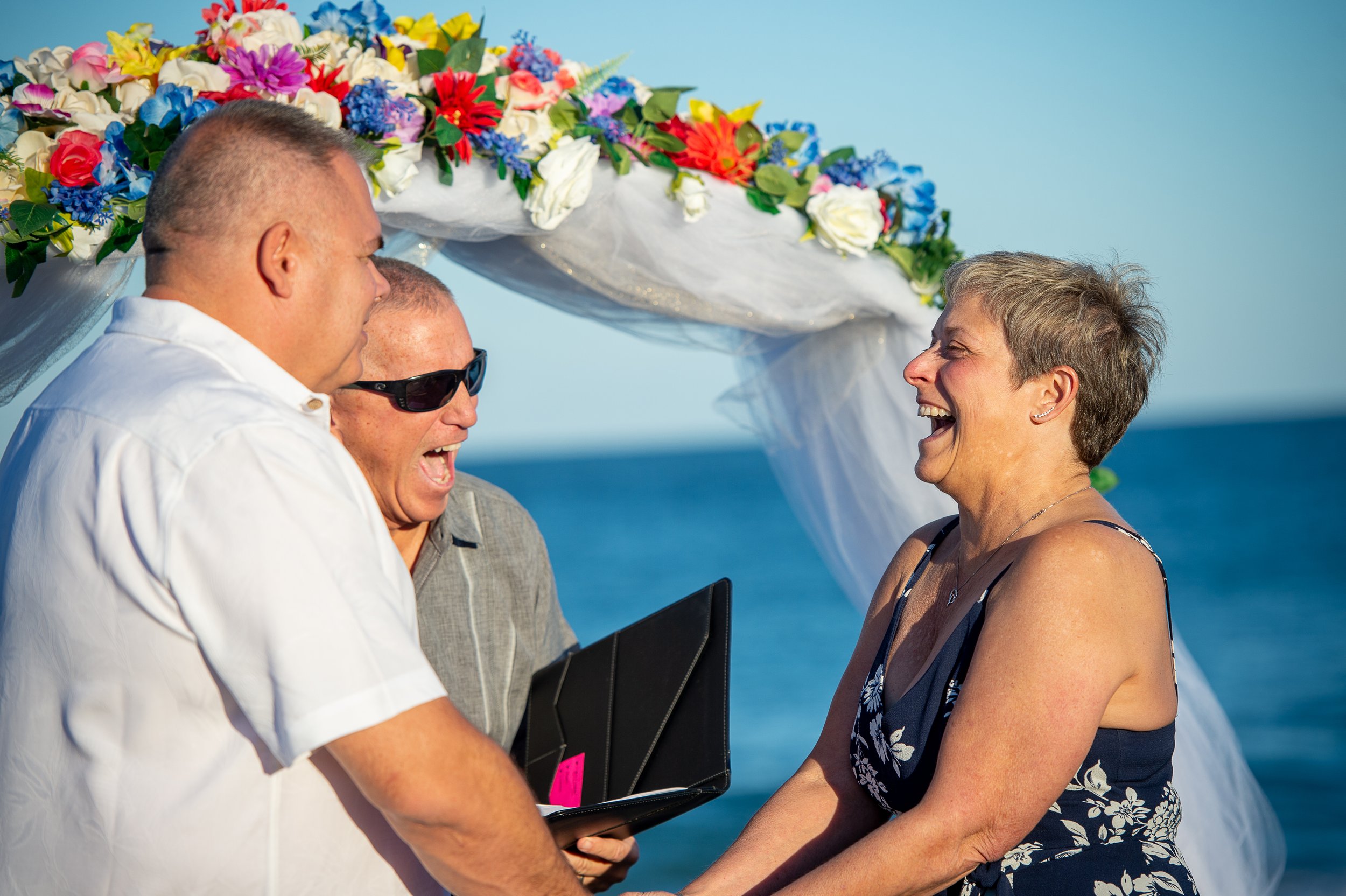 Rev. Jay Bowman . OBX Corolla Wedding Officiant . bride ceremony .jpg