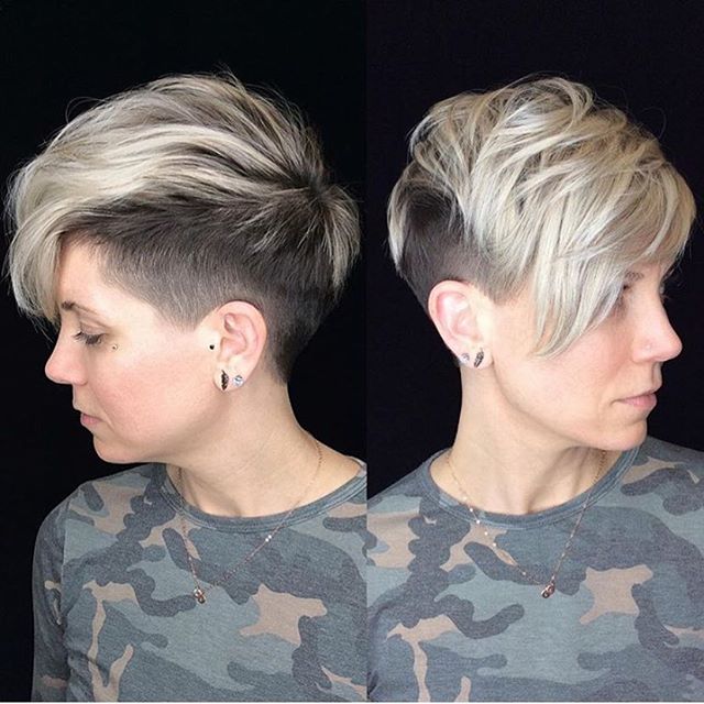 Haircut and colour by @courtneyxcentrichair
.
.
.
.
.
.
#behindthechair #pixiecut #pixie360  #pixiehaircut #shortpixie #longpixie #shorthair #shorthaircut #cosmoprofbeauty #cosmopro #licensedtocreate  #undercut #ladyfade #barbering #kwawesome #spring
