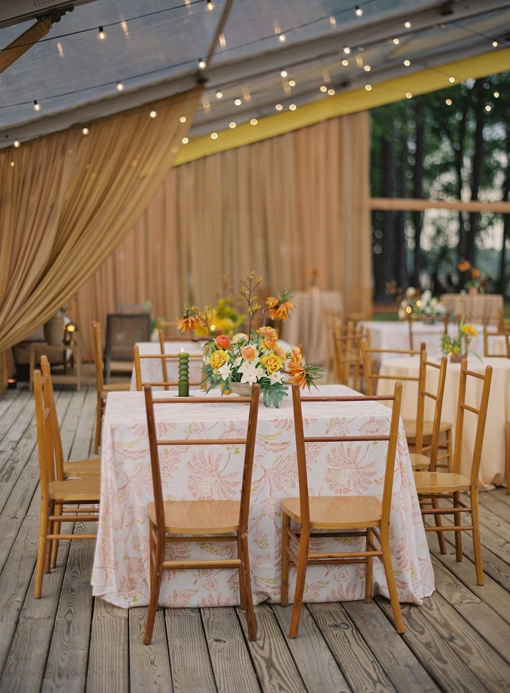 Elevate your party with these luxurious divider drapes ✨
.
.
.
#elevateyourparty #dividerdrapes #goldcurtains #golddraping #mustarddraping #mustardvalance #weddingreception #goldwedding #boldwedding #yellowfloral #yellowflowers #pipeanddrape #eventdr