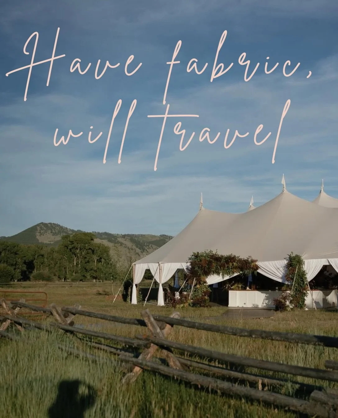 Did you know we travel? ✈️🧵

From destinations near and far, we&rsquo;ve taken The Social Spool on the road for some pretty incredible installs. Now the question is, where will we go next? 📍
.
.
.
#thesocialspool #eventdraping #tentdraping #wedding