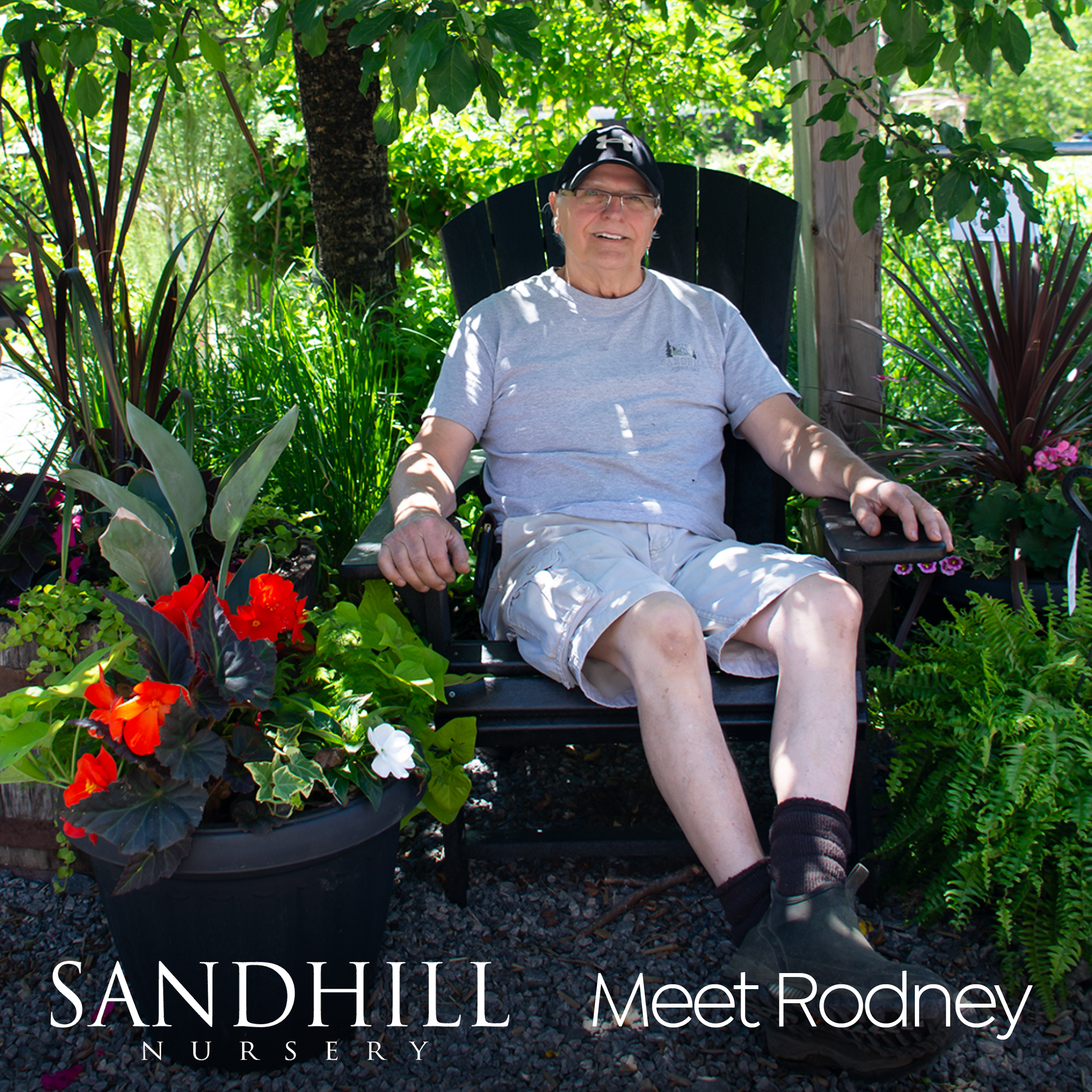 The expertise and enthusiasm of our Sandhill staff members make the experience of coming to the nursery a little extra special. Meet Rodney. If you have a question about growing in the shade, he's your guy.
