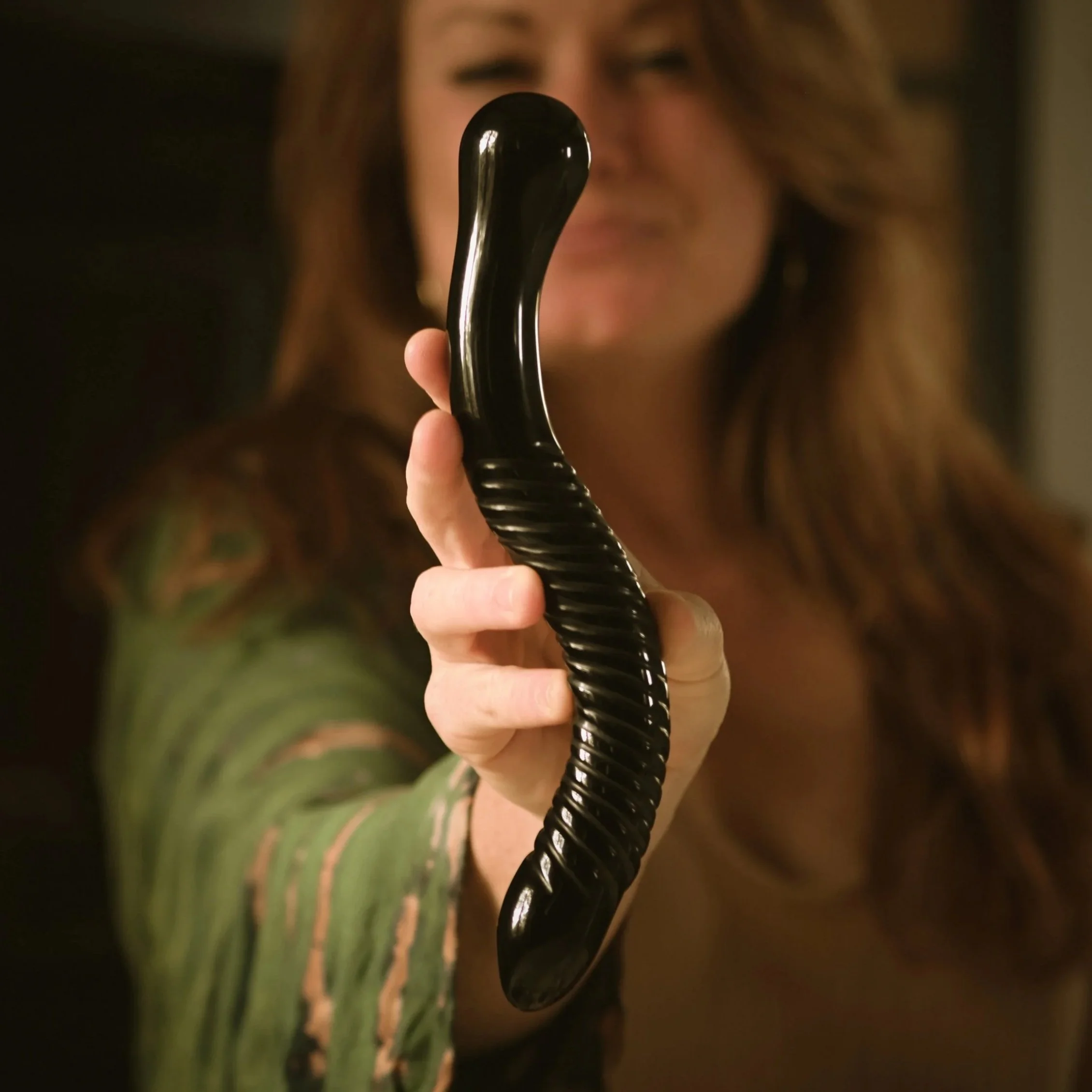 SHAKTI - Yoni Wand en obsidienne Massage Yoni & Plaisir