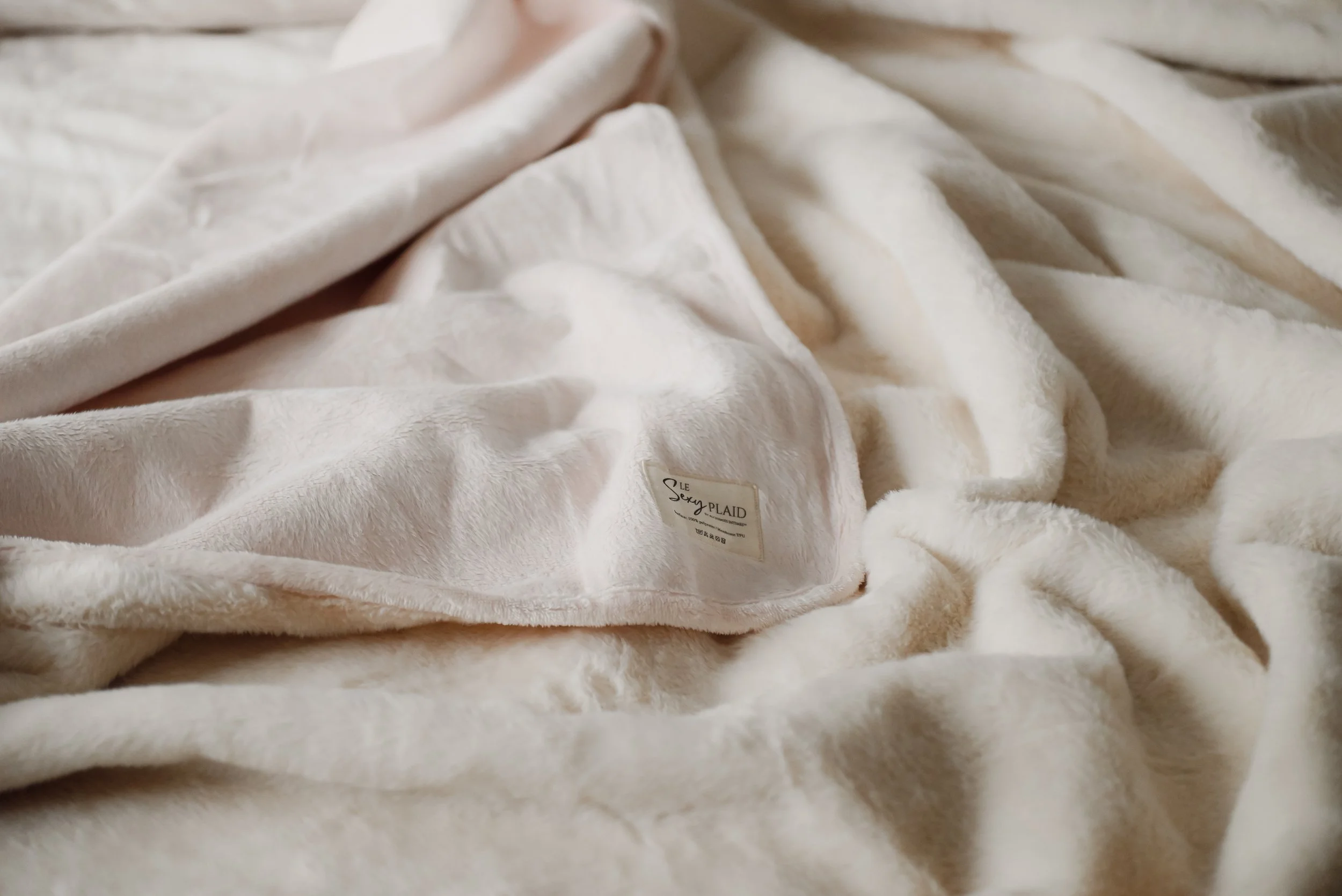 Plaid intime waterproof beige - le sexy plaid