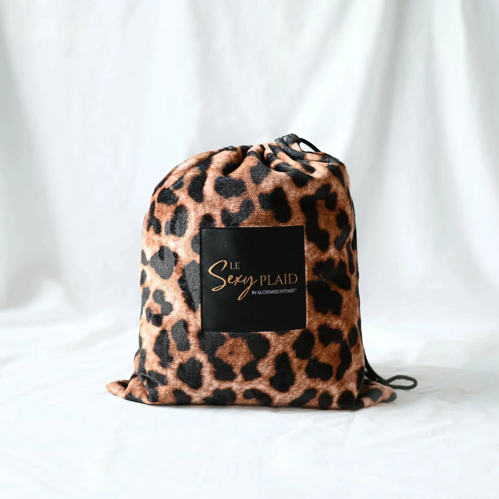 pochette couverture intime imperméable leopard
