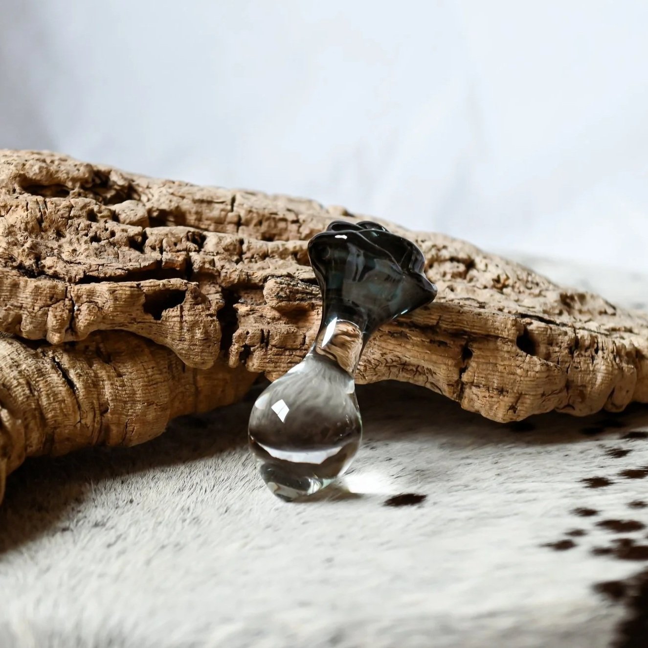 BLACK ROSE - Plug anal en verre
