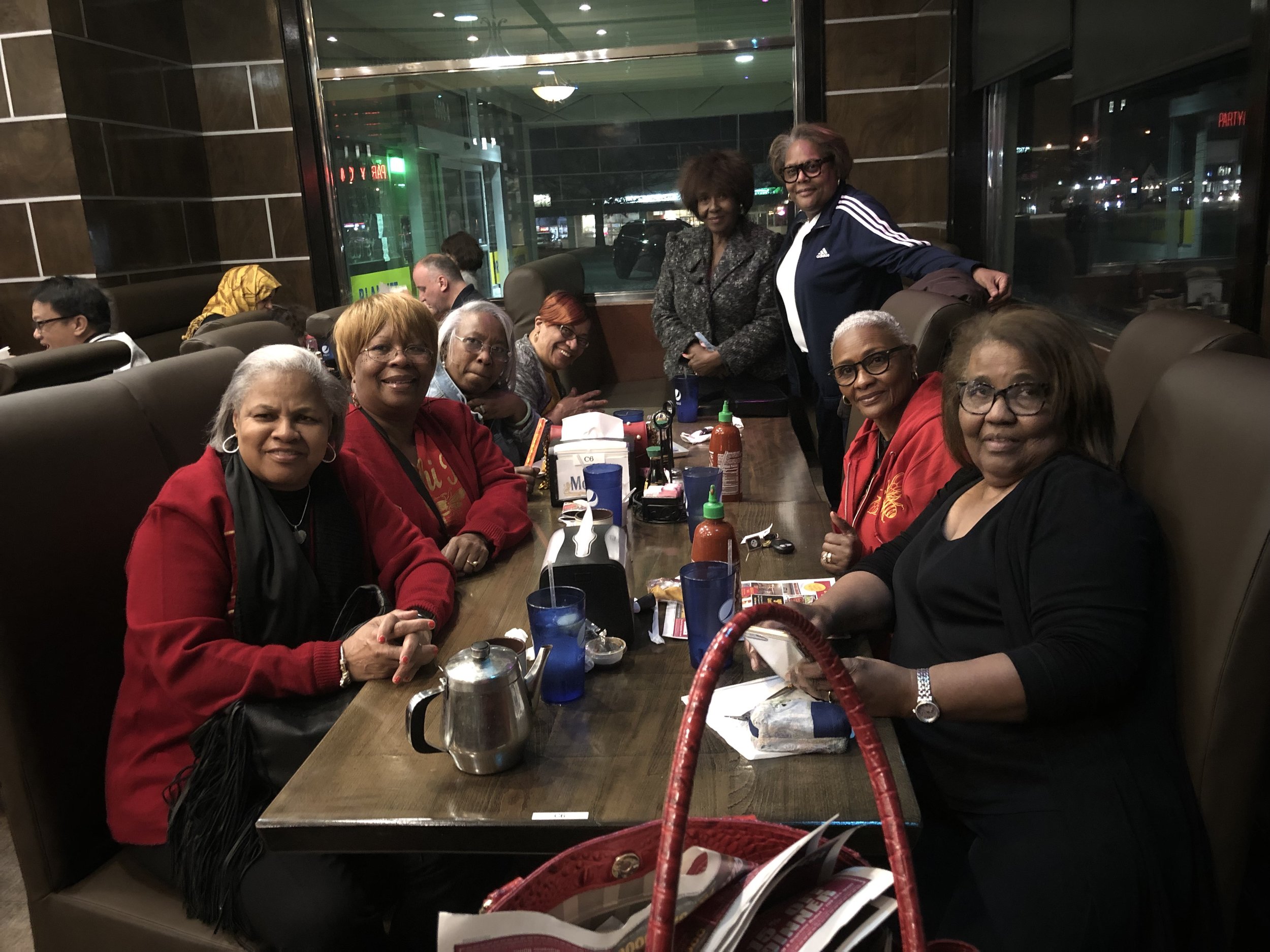  Sorors fellowship during the National Executive Board Meeting in Arlington, VA, March 2019 